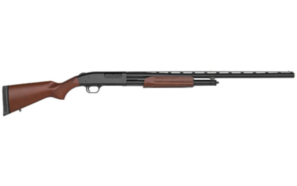 MOSSBERG 500 12 Gauge 5rd 3in Chamber 28in Vent Rib Barrel with AccuChoke Wood Stock Bead Sight Pump Action Shotgun (50120)