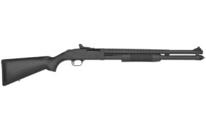 MOSSBERG 590 Persuader 12 Gauge 3″ Chamber 20″ Barrel 8Rd Tube Synthetic Stock Blued Finish Ghost Ring Sight Pump-Action Shotgun (50693)
