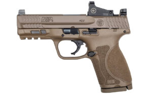 SMITH & WESSON M&P9 M2.0 9mm 4in Barrel 2x 15rd Mags FDE Compact Semi-Automatic Pistol with Reflex Sight (13382)