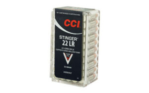 CCI Stinger 22LR 32 Grain Gilded Lead Hollow Point 50 Round Box of Rimfire Ammunition (50)