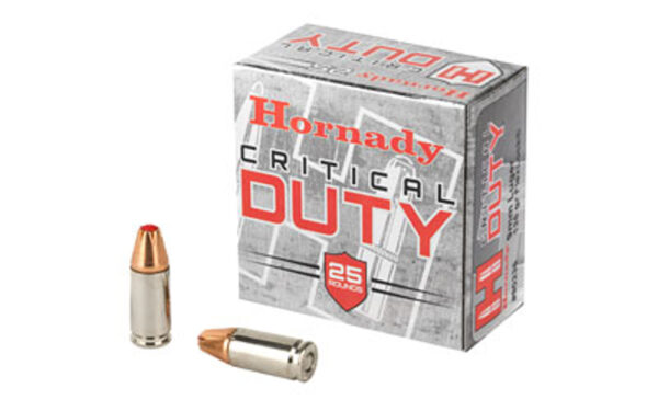 HORNADY Critical Duty 9mm 135Gr 25Rd Box of FlexLock Duty Handgun Ammunition (90236)