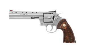 COLT Python .357 Magnum 6″ Barrel 6Rd Stainless Steel Frame Walnut Grips Revolver (SP6WTS)
