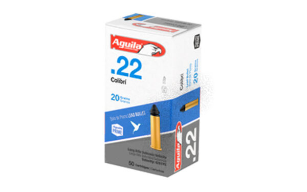 AGUILA Colibri 22LR 20 Grain 50rd Box of Rimfire Ammunition (1B220337)