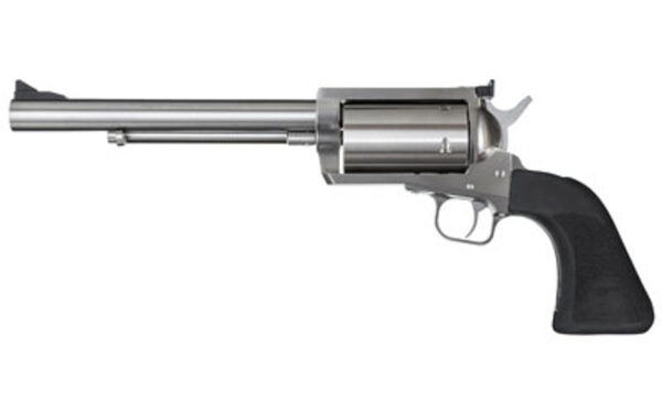 MAGNUM RESEARCH BFR .45/70 Govt 7.5″ Barrel 5Rd Stainless Frame Single Action Revolver with Rubber Grips (BFR45707)