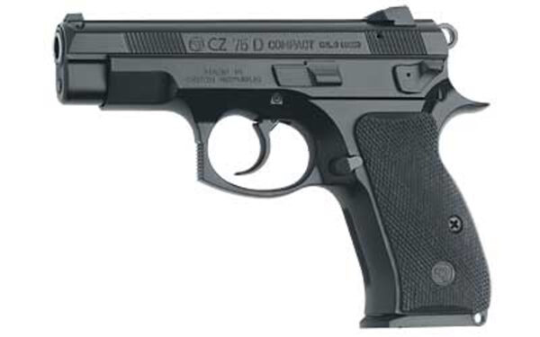CZ 75 D PCR Compact 9mm 3.75in Cold Hammer Forged Barrel 14rd Mags x2 Double-Single Action Compact Semi-Auto Pistol (91194)