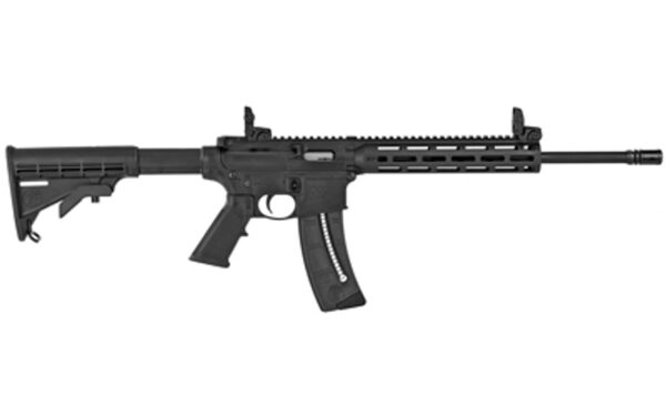 SMITH & WESSON M&P 15-22 22LR 16.5in 25rd Magpul Flip-Up Sights Slim Handguard Magpul M-LOK 6 Position Collapsible Stock Semi-Auto Rifle (10208)